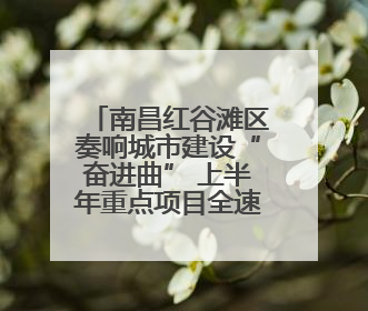 南昌红谷滩区奏响城市建设“奋进曲” 上半年重点项目全速推进